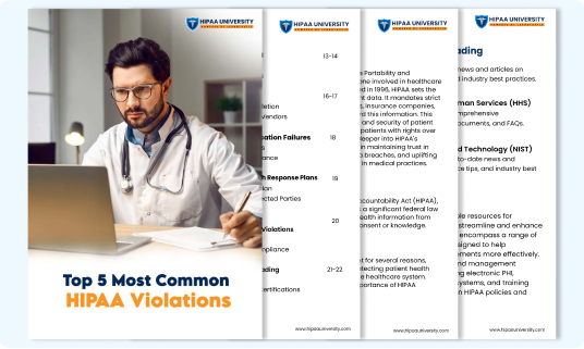 Top 5 Most Common HIPAA Violations